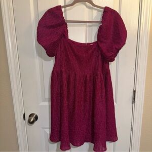 TCEC Magenta Shimmery Dress